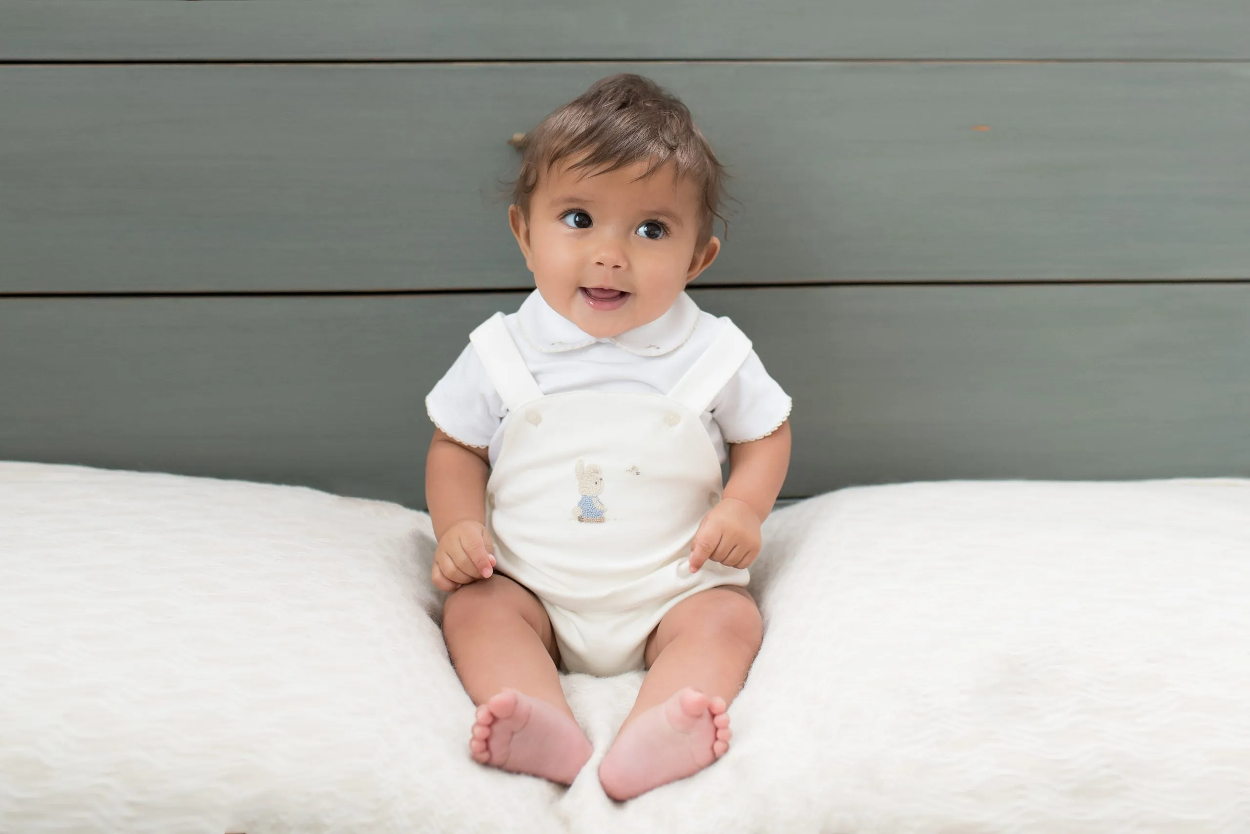Neutral -2 Piece Dungaree Set