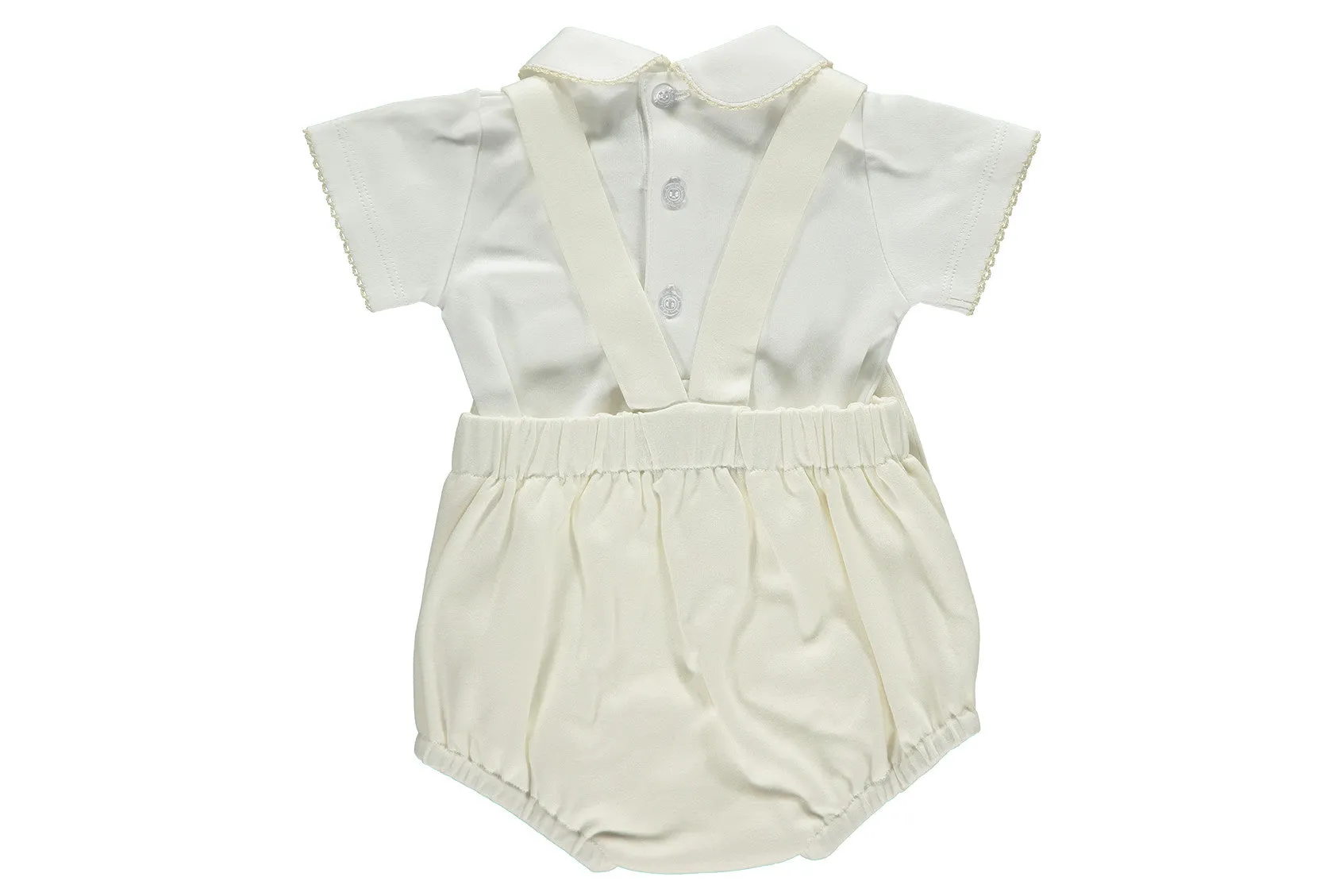 Neutral -2 Piece Dungaree Set