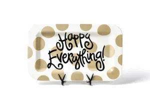 Neutral Dot Mini Rectangle Platter