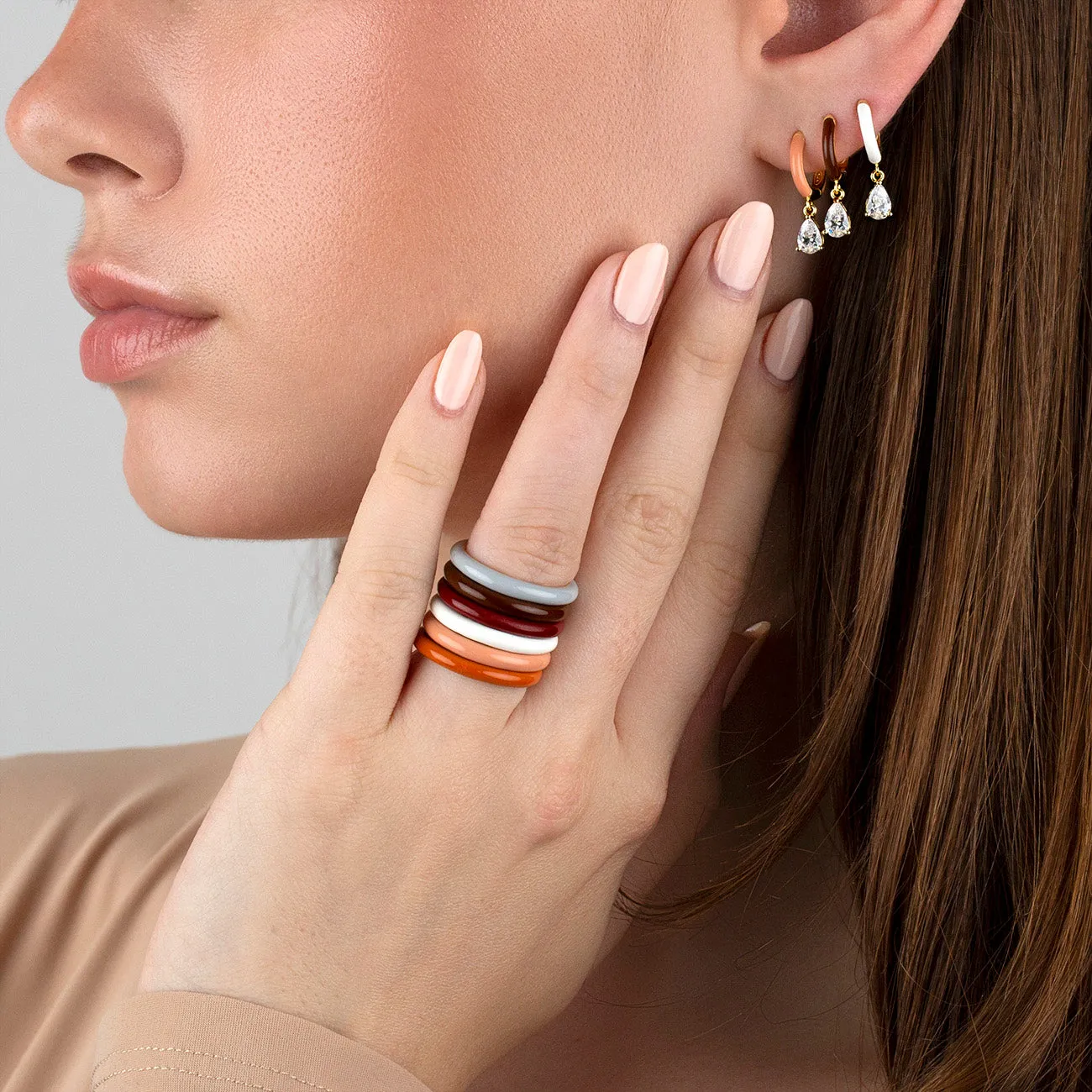 Neutral Enamel Band