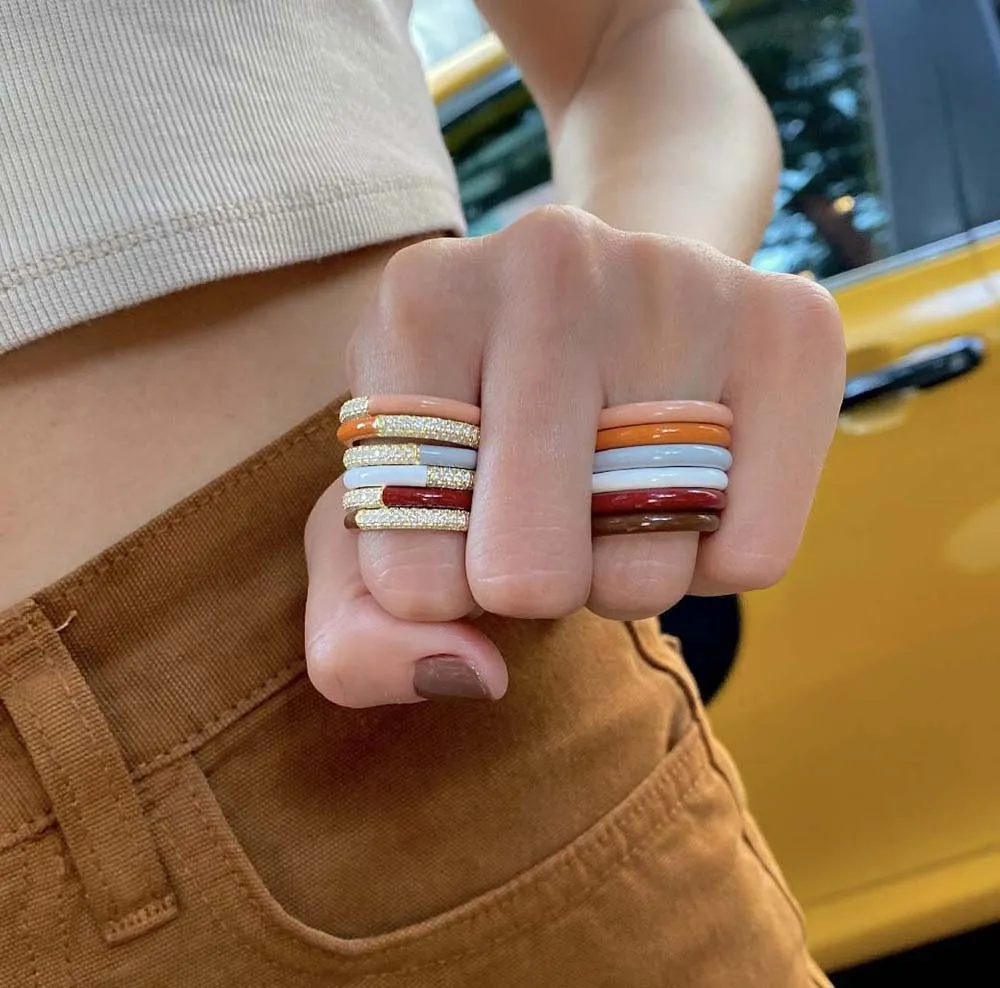 Neutral Enamel Band