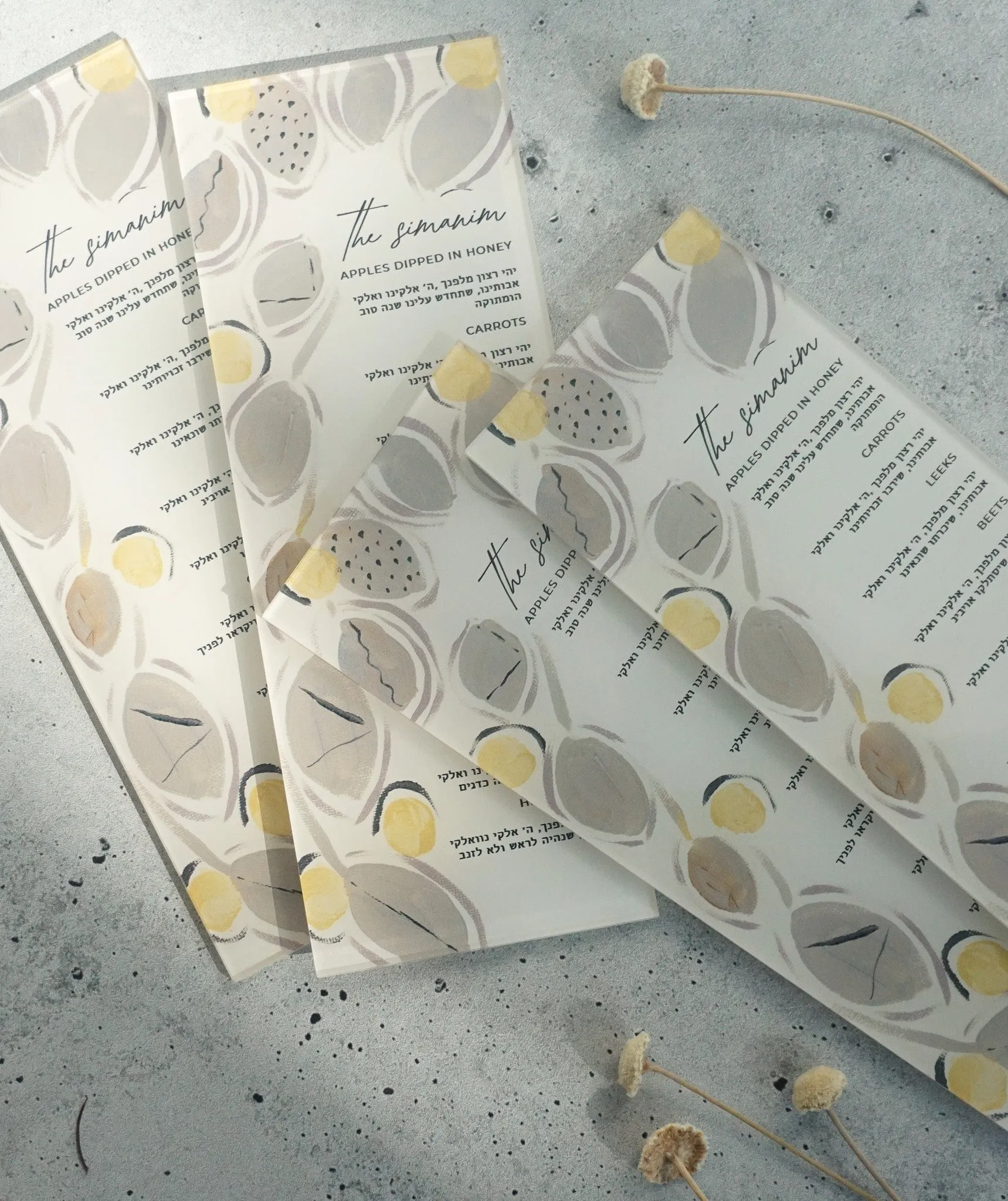 Neutral Simanim Cards