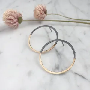 NEW! Half and Half Halo Stud Earrings by Shepherd's Run Jewelry