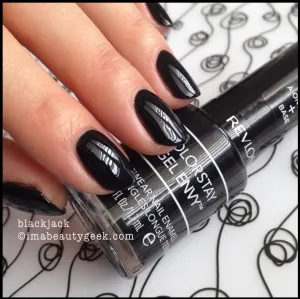 New Revlon Colorstay Gel Envy Longwear Nail Enamel, Blackjack, 0.4 fl. oz., Retails $17 