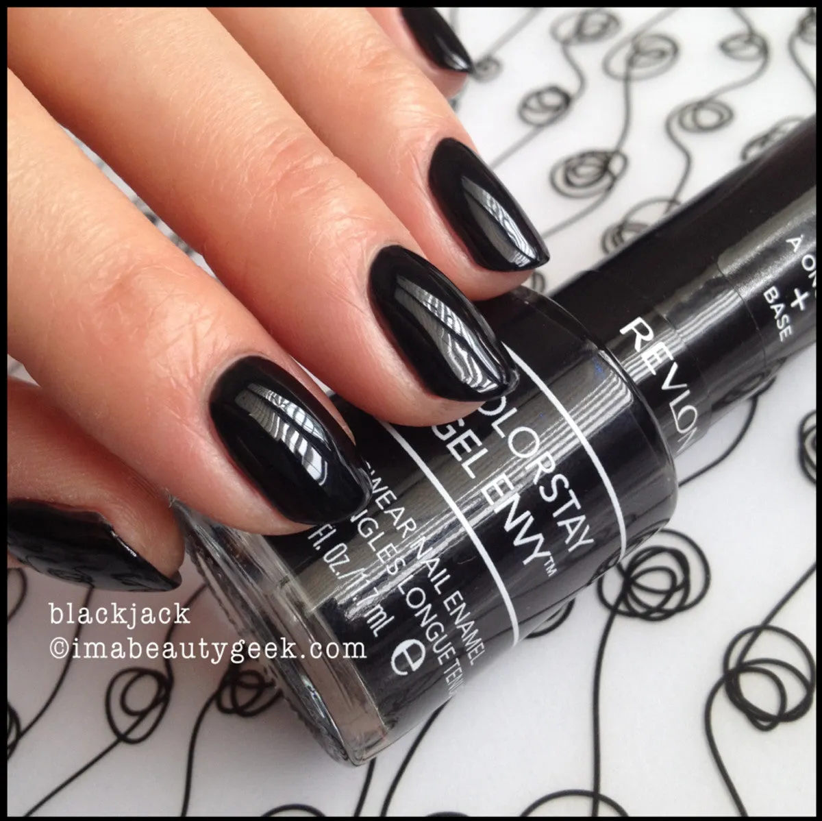 New Revlon Colorstay Gel Envy Longwear Nail Enamel, Blackjack, 0.4 fl. oz., Retails $17 