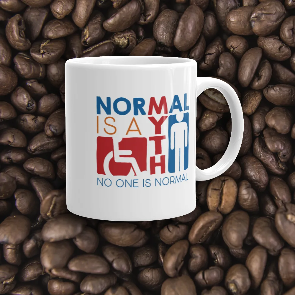 Normal is a Myth (Sign Icons) Mug