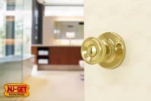 NuSet Builder Special: Privacy Knob (Brass)