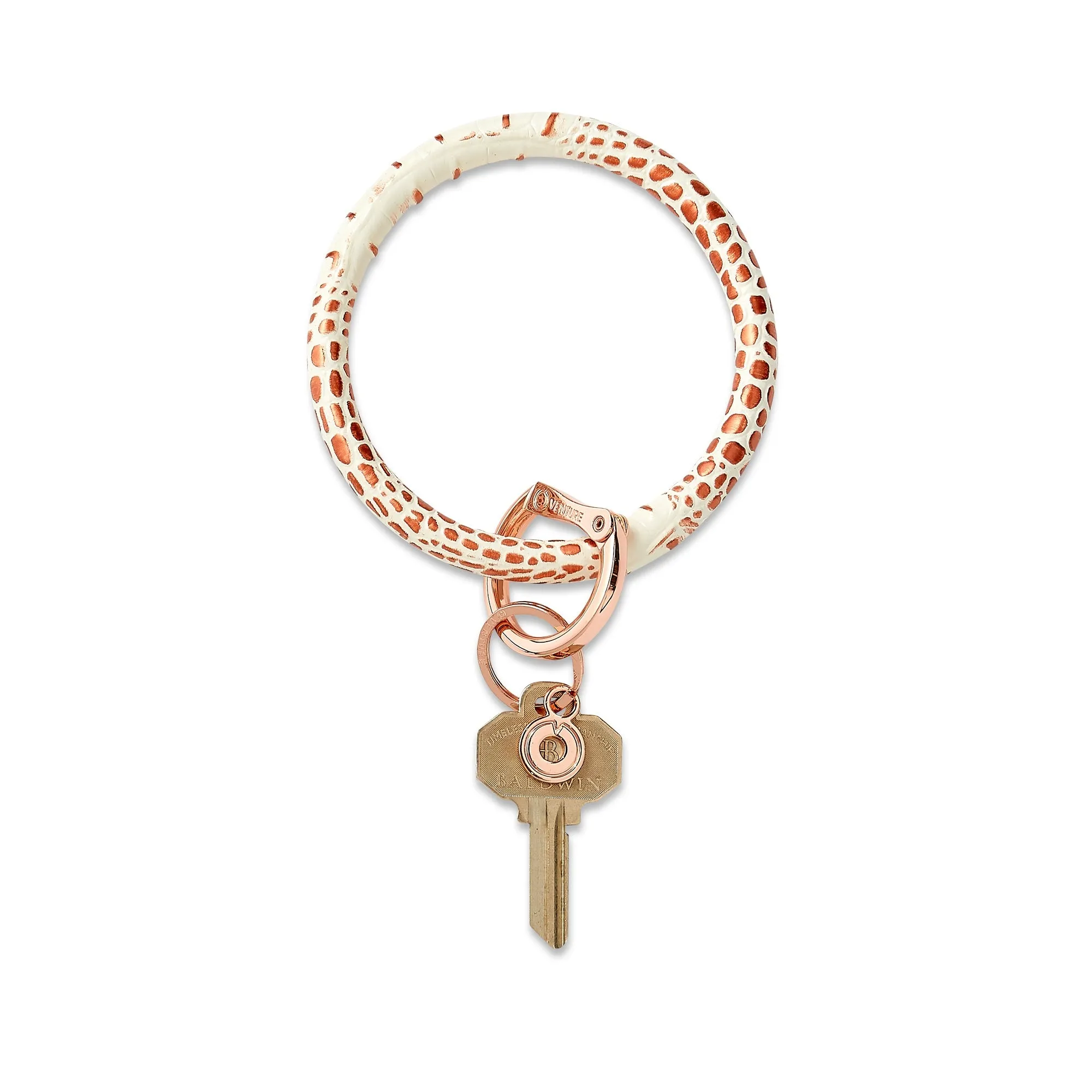 O Venture Metallic Collection - Leather Big O® Key Ring