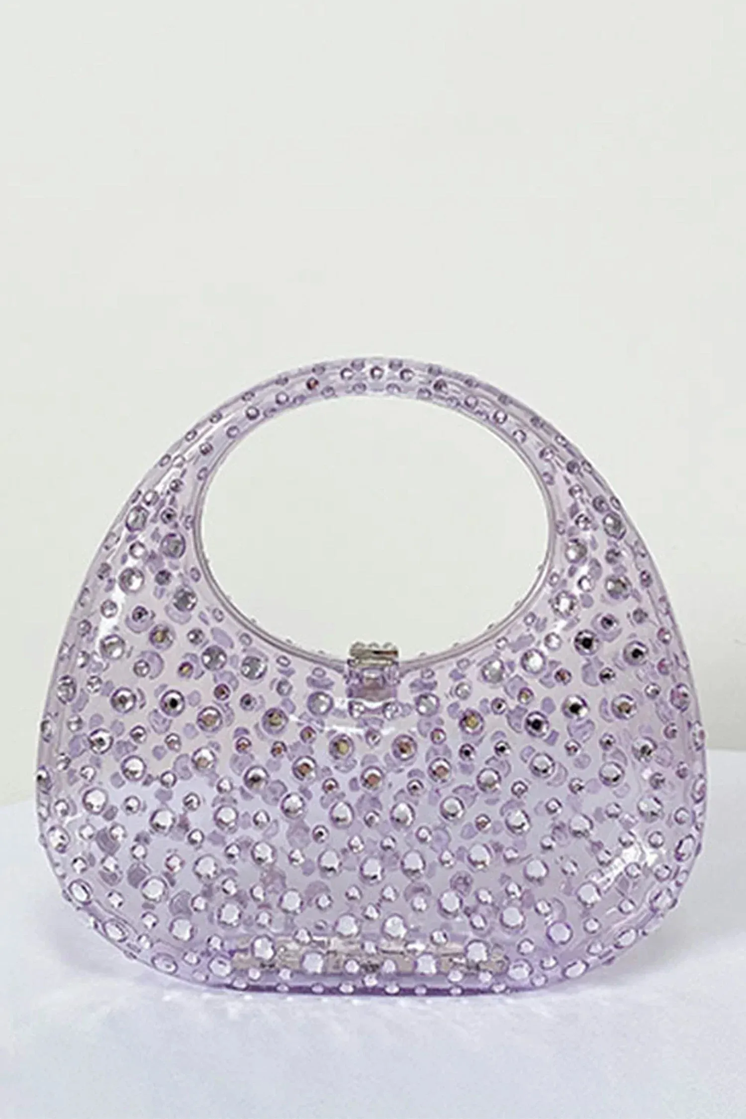 Obsidian Diamond Glass Handbag