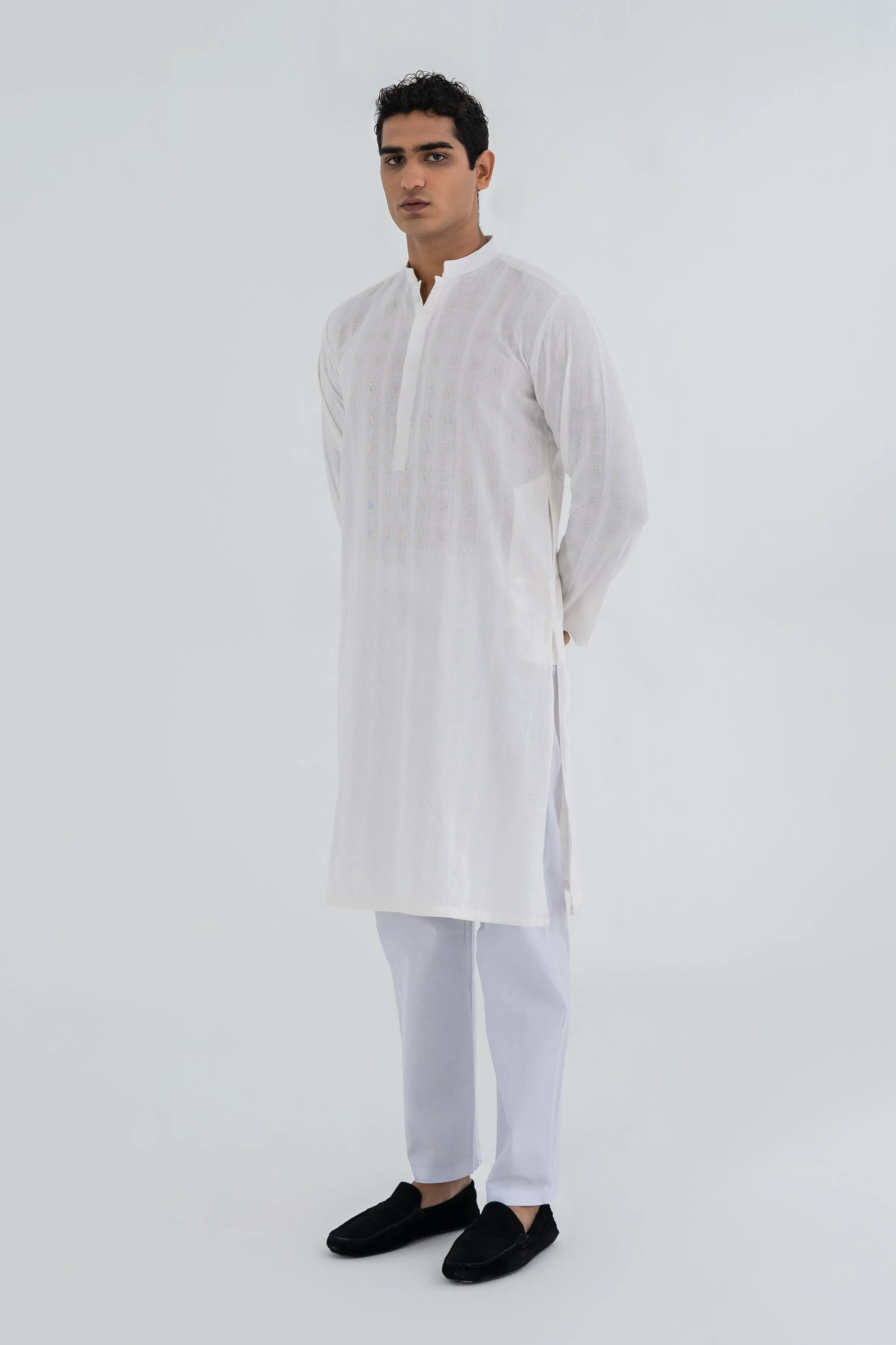 Off White Traditional Kurta