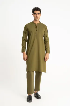 Olive Kurta Trouser