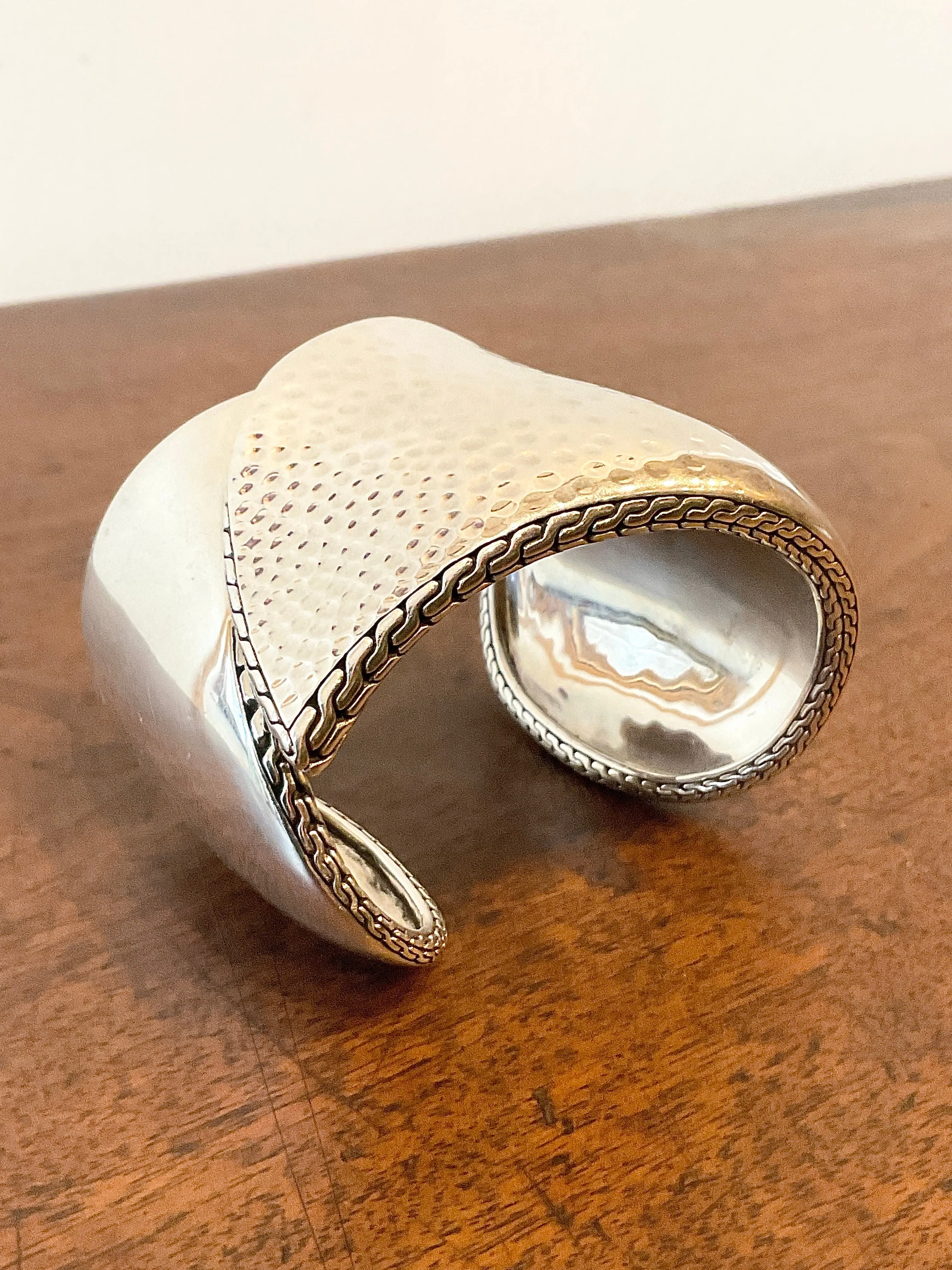 ORIGINAL JOHN HARDY CHAIN CUFF BRACELET STERLING SILVER ~EXCELLENT~
