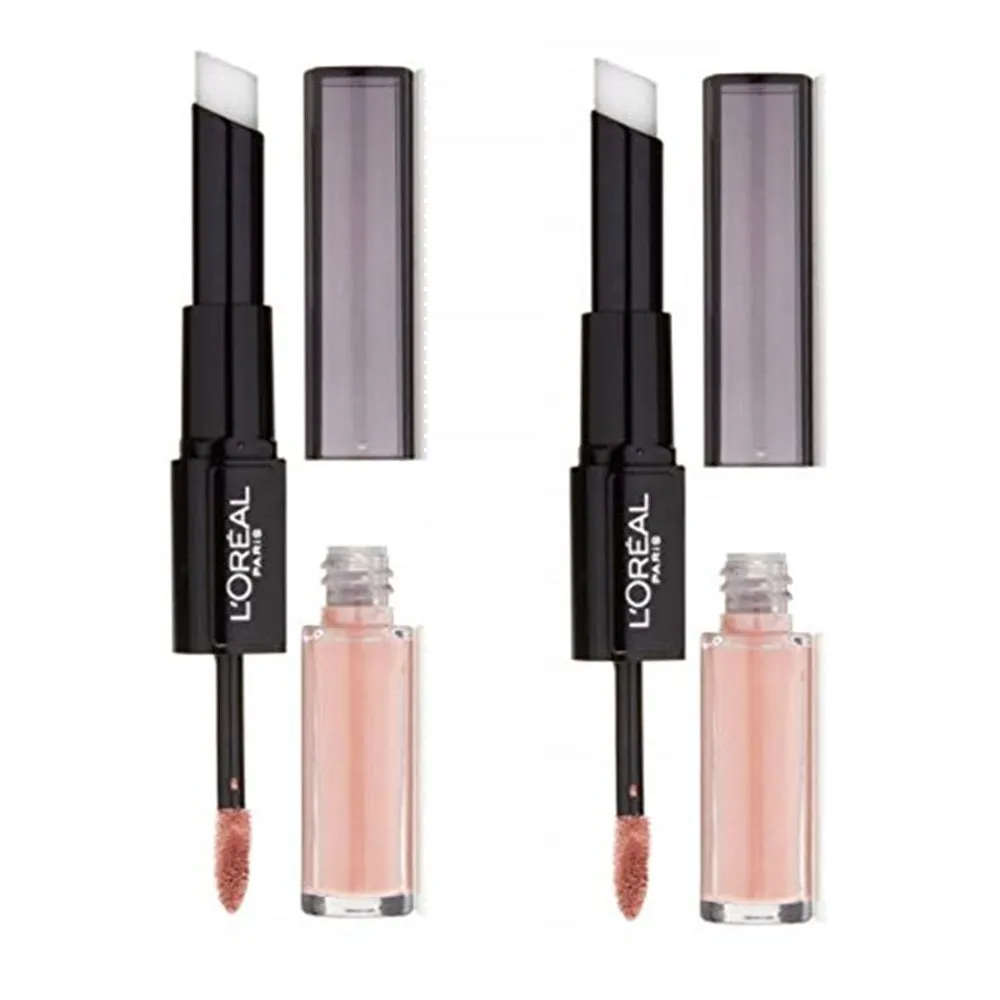 Pack of 2 L'Oréal Paris Infallible Pro Last 2 Step Lipstick, Rose Tattoo 101