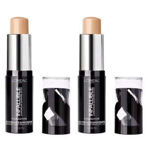 Pack of 2 L'oreal Paris Infallible Longwear Shaping Stick Foundation, Buff 403