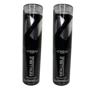 Pack of 2 L'oreal Paris Infallible Longwear Shaping Stick Foundation, Honey # 409