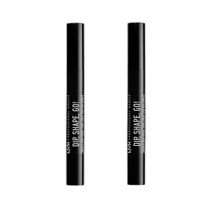 Pack of 2 NYX Dip, Shape, Go! Longwear Brow Pomade, Taupe DSGLB02
