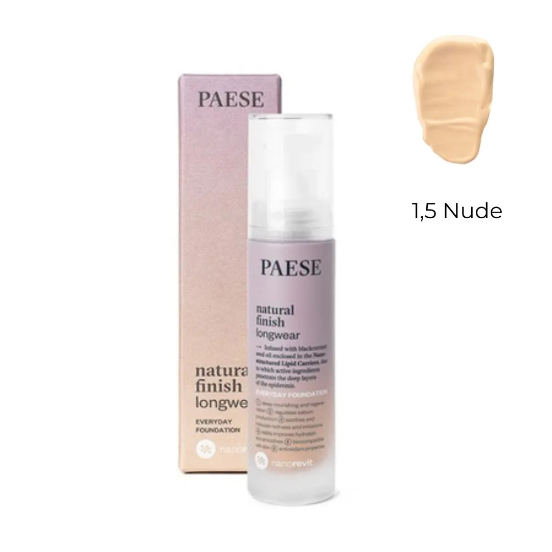 PAESE Nanorevit - Natural Finish Longwear Everyday Foundation 30ml
