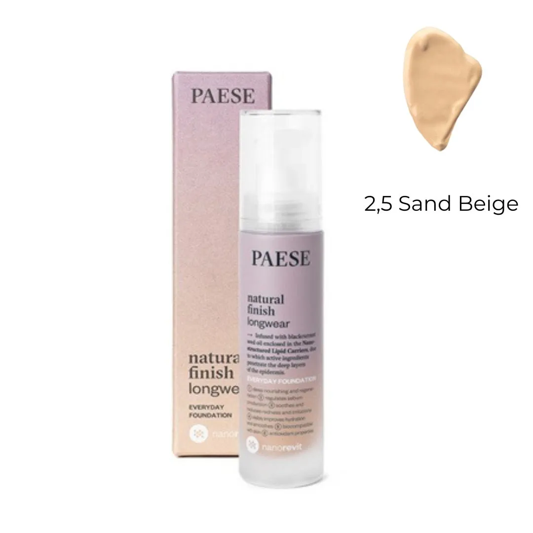 PAESE Nanorevit - Natural Finish Longwear Everyday Foundation 30ml
