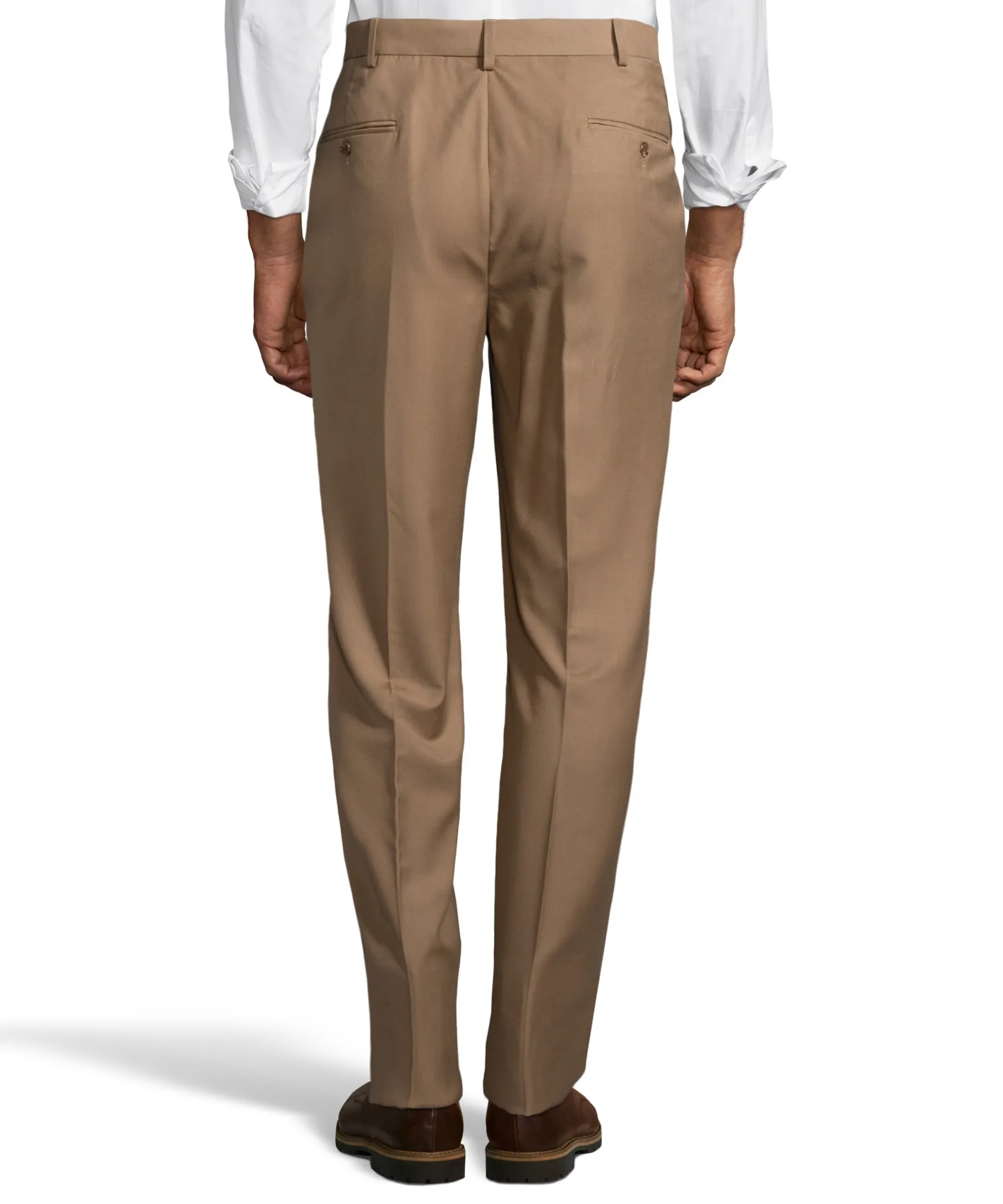 Palm Beach Executive Camel Plain Front Expander Pant