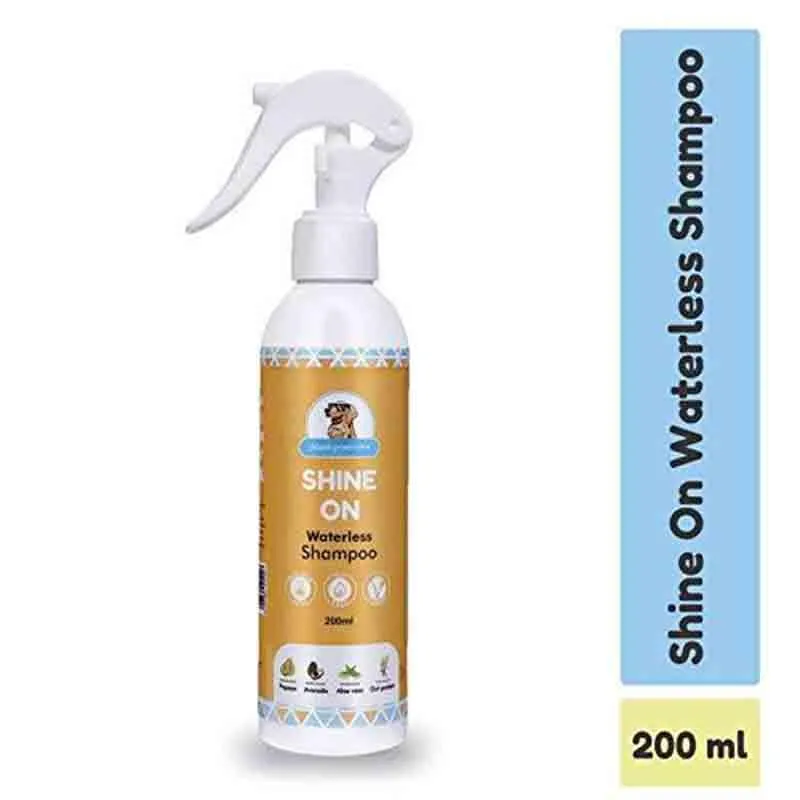 Papa Pawsome Shine on Waterless Shampoo