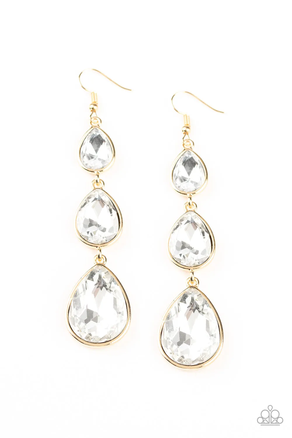 Paparazzi Metro Momentum-Gold Earrings