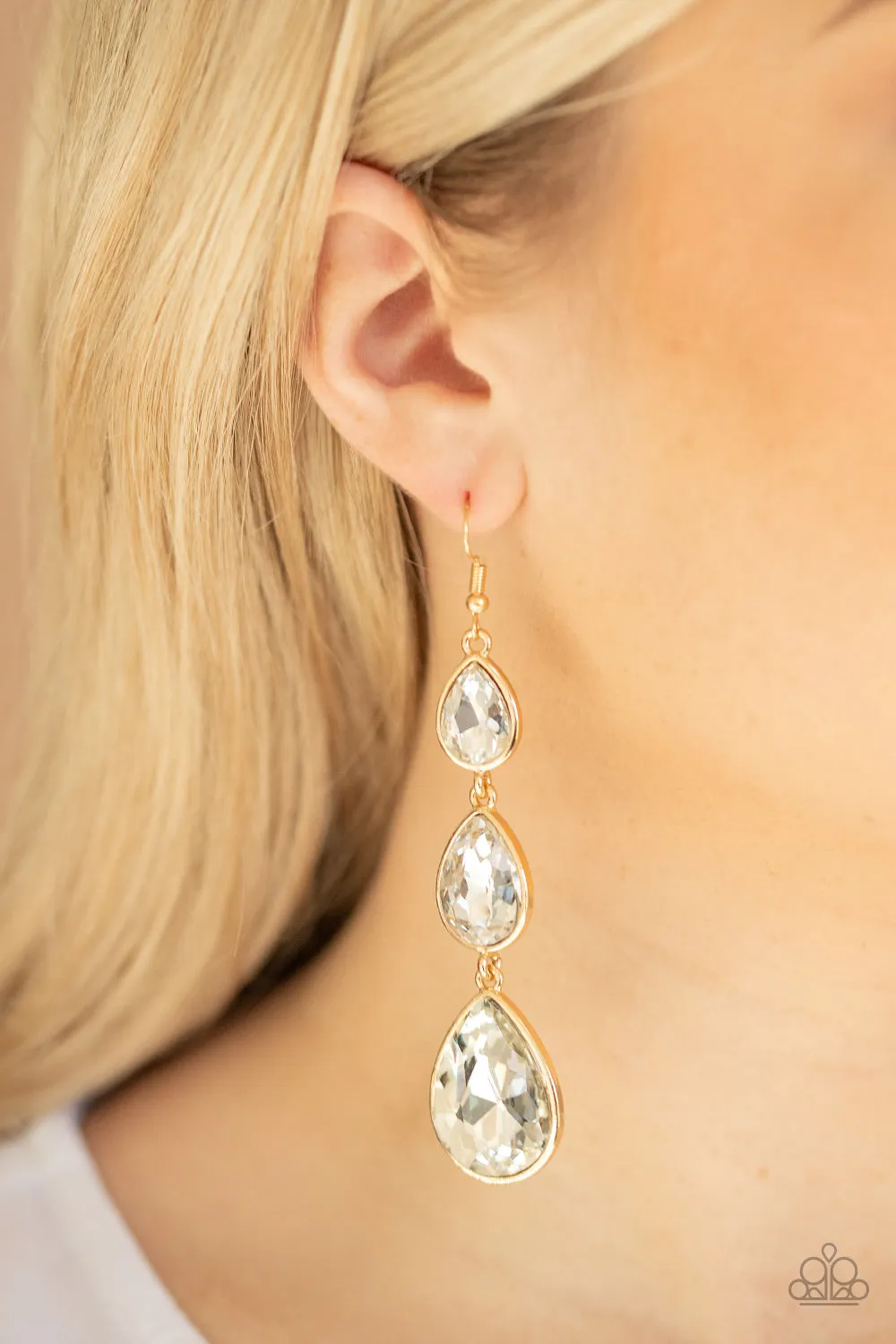 Paparazzi Metro Momentum-Gold Earrings