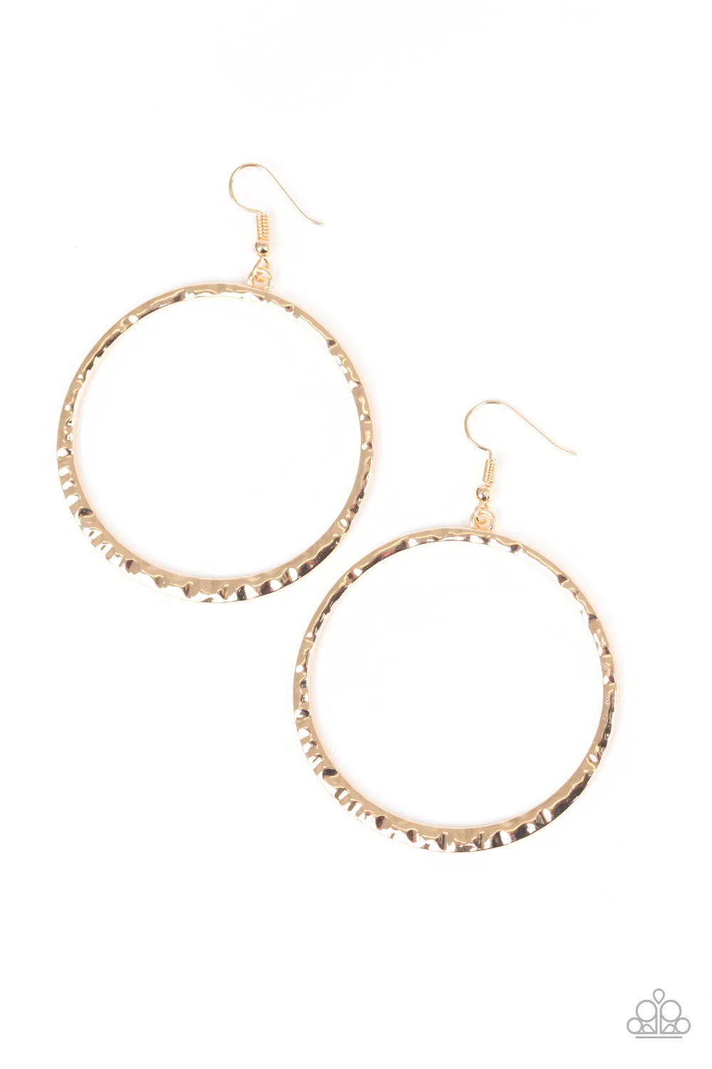 Paparazzi - So Sleek - Gold Earrings