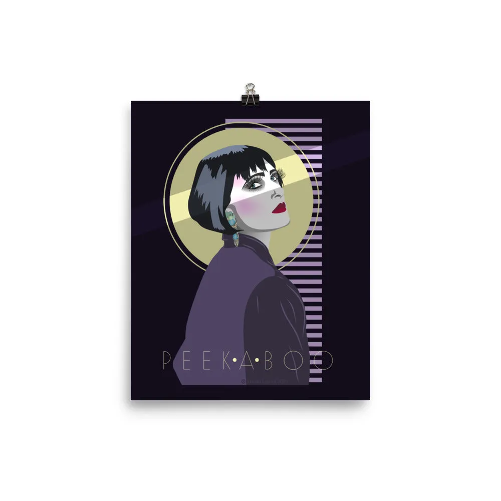 Peek A Boo / Siouxsie Sioux / 8inx10in Premium Luster Photo paper poster