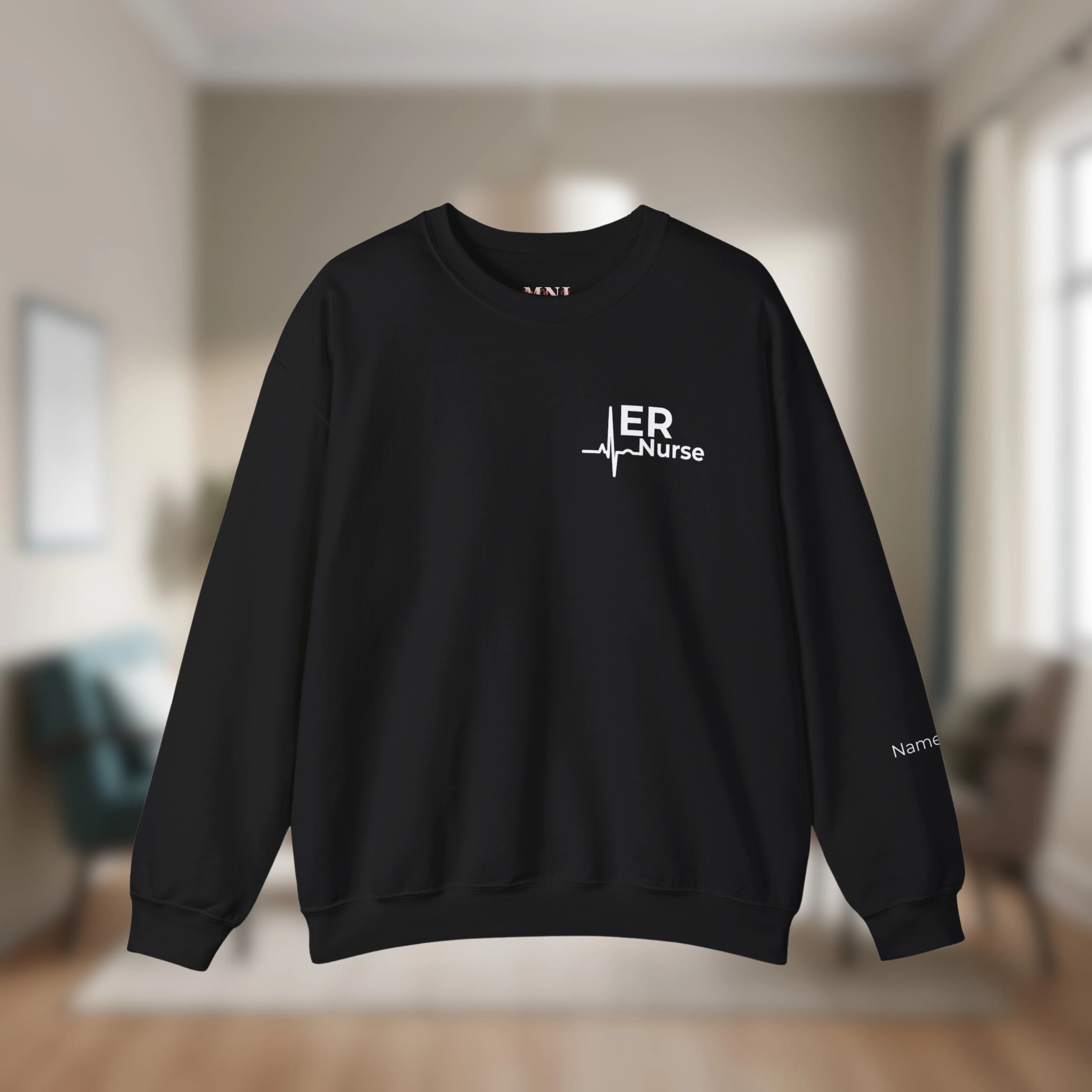 Personalized Unisex ER Nurse Crewneck Sweatshirt | Emergency Room Nurse Gift | Custom Name