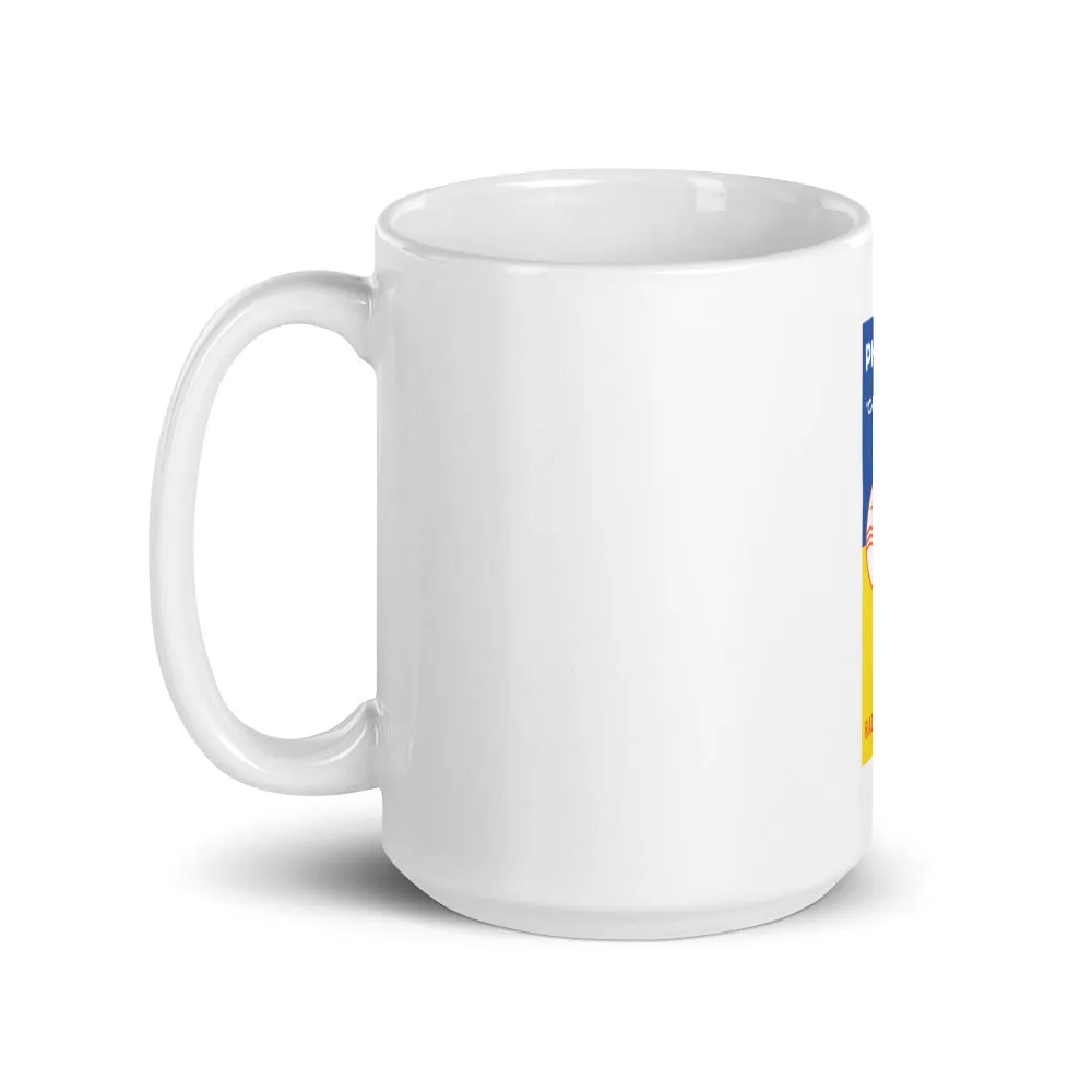 Philips White glossy mug