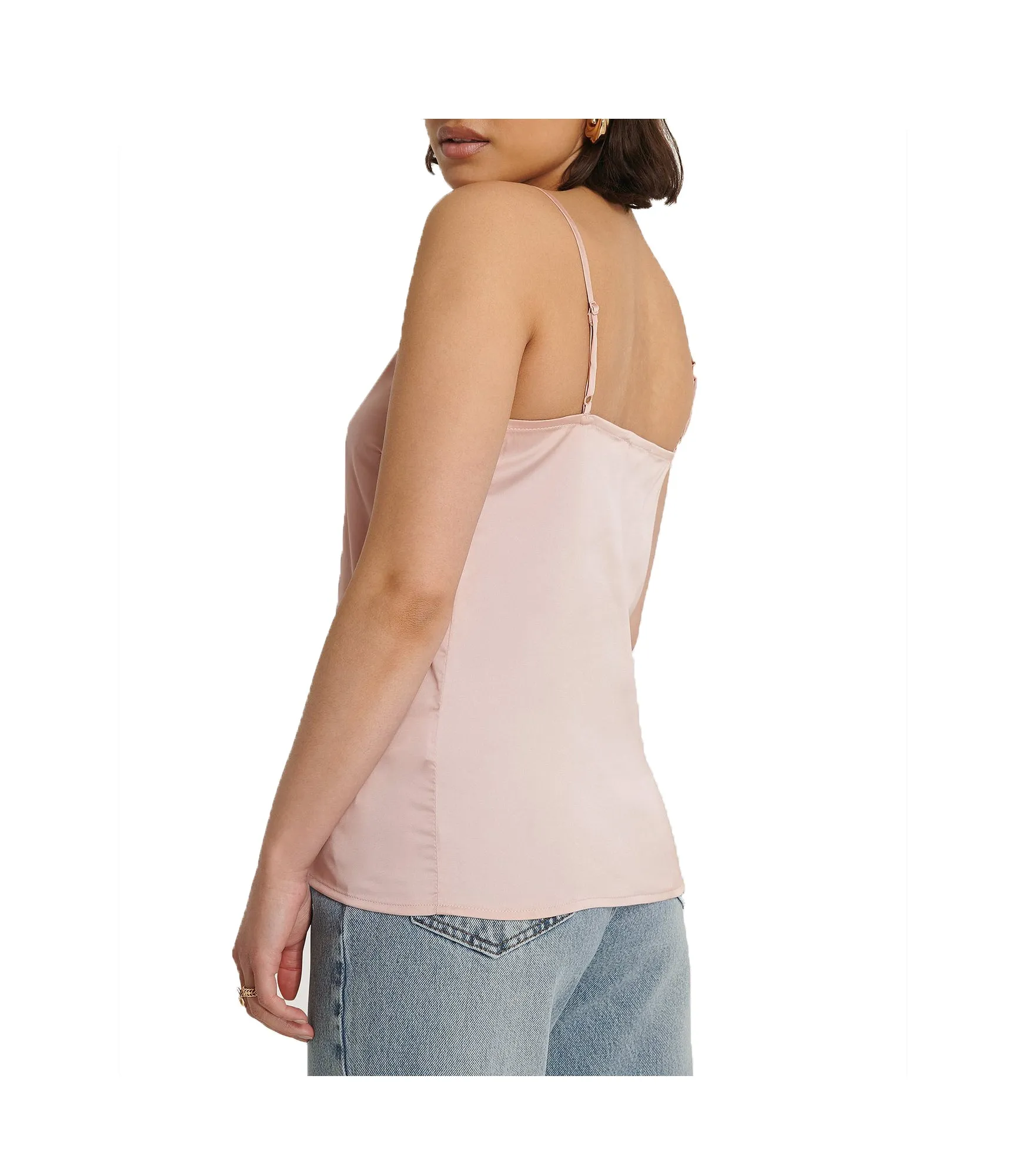 Plain Lace Singlet - Pink