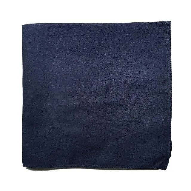 Plain Navy Bandana