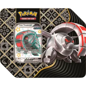 Pokemon: Scarlet & Violet | Paldean Fates 5 Booster Tin - Iron Treads ex