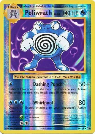 Poliwrath - 25/108 - Rare