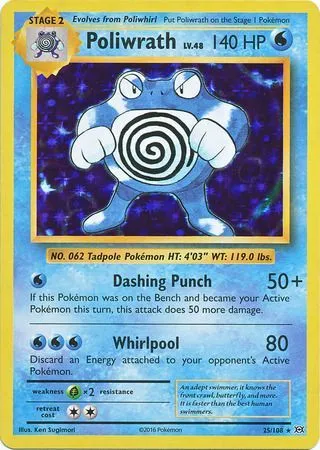 Poliwrath - 25/108 - Rare