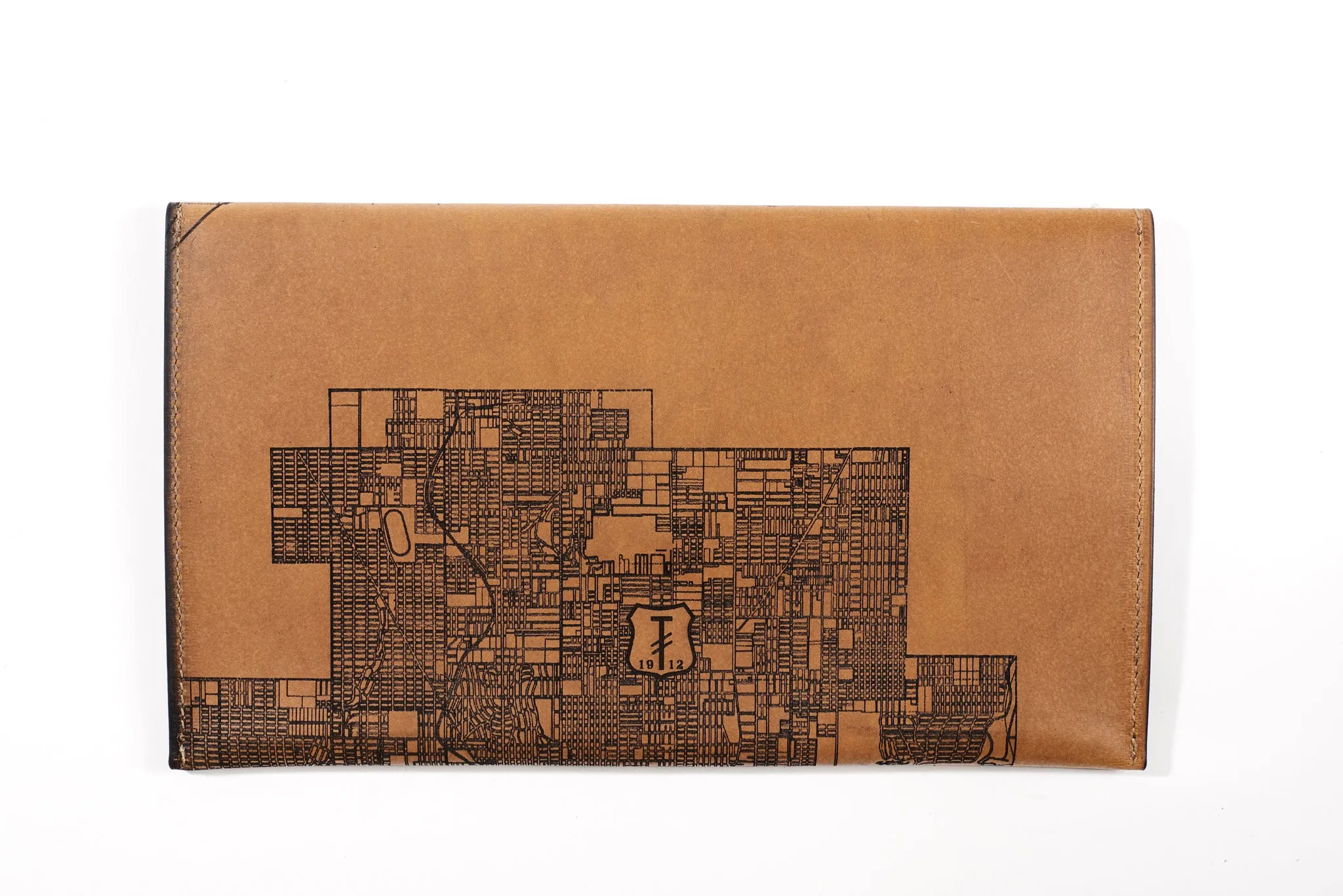 Portland, Oregon Map Clutch