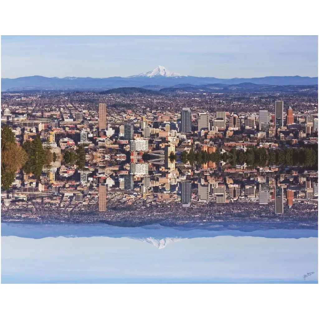 Portland, Portlandia, PDX Art Print