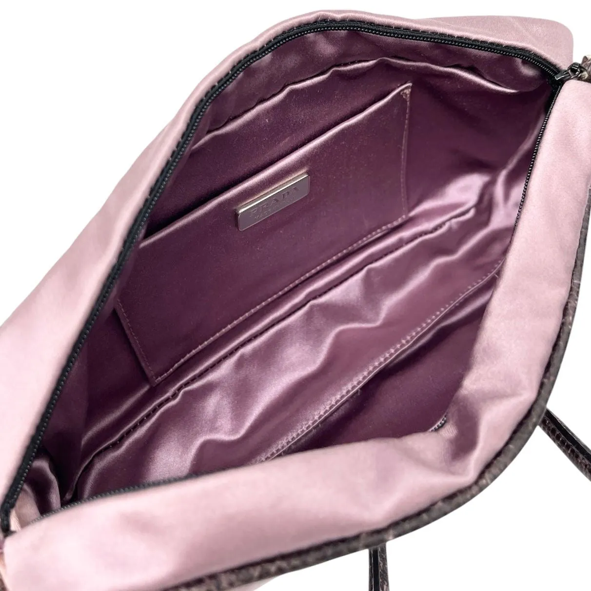 Prada Pink   Snakeskin Mini Shoulder Bag