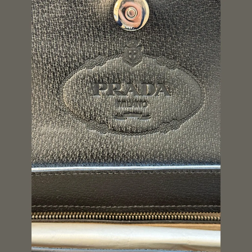 Prada Tricolor Cinghiale Clutch