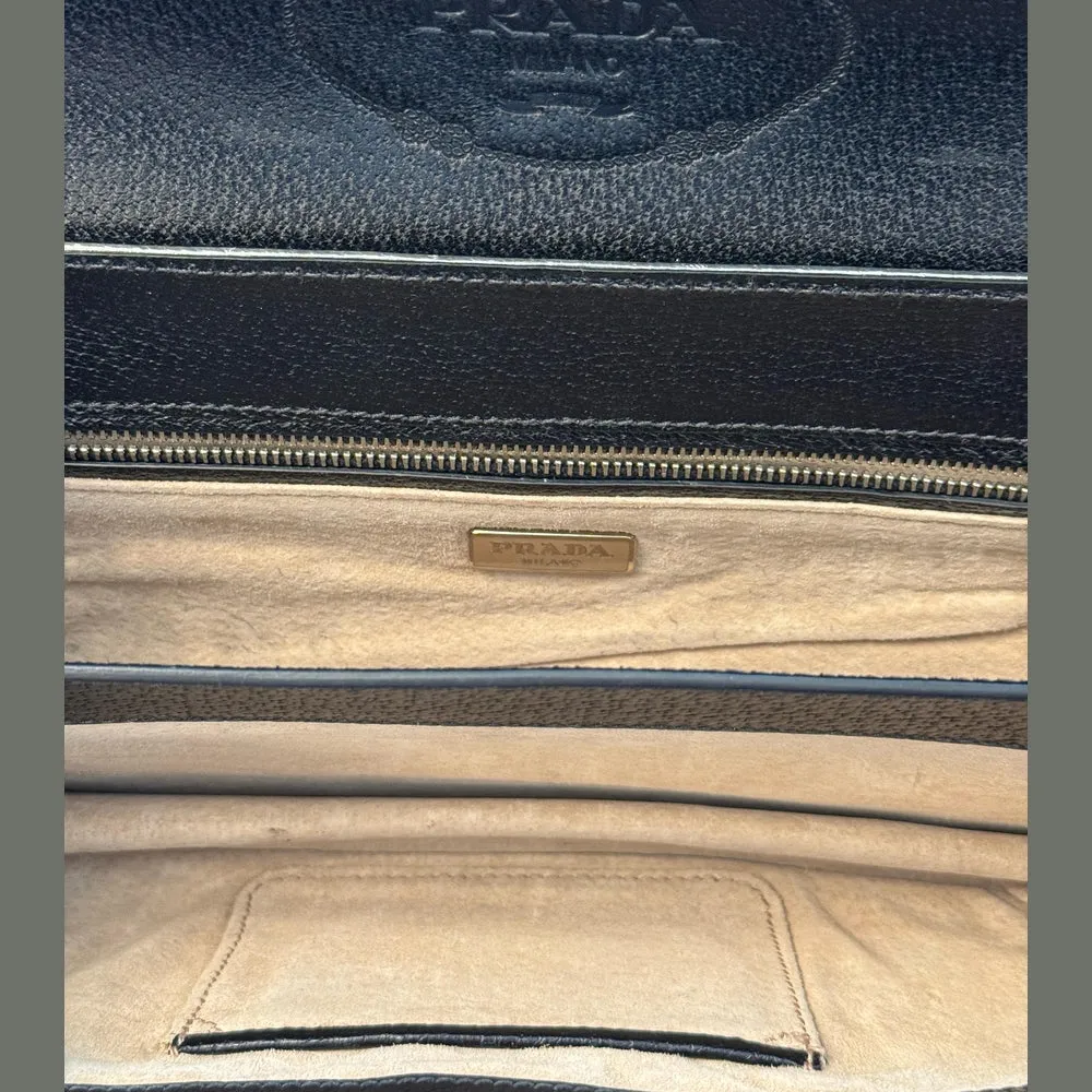 Prada Tricolor Cinghiale Clutch