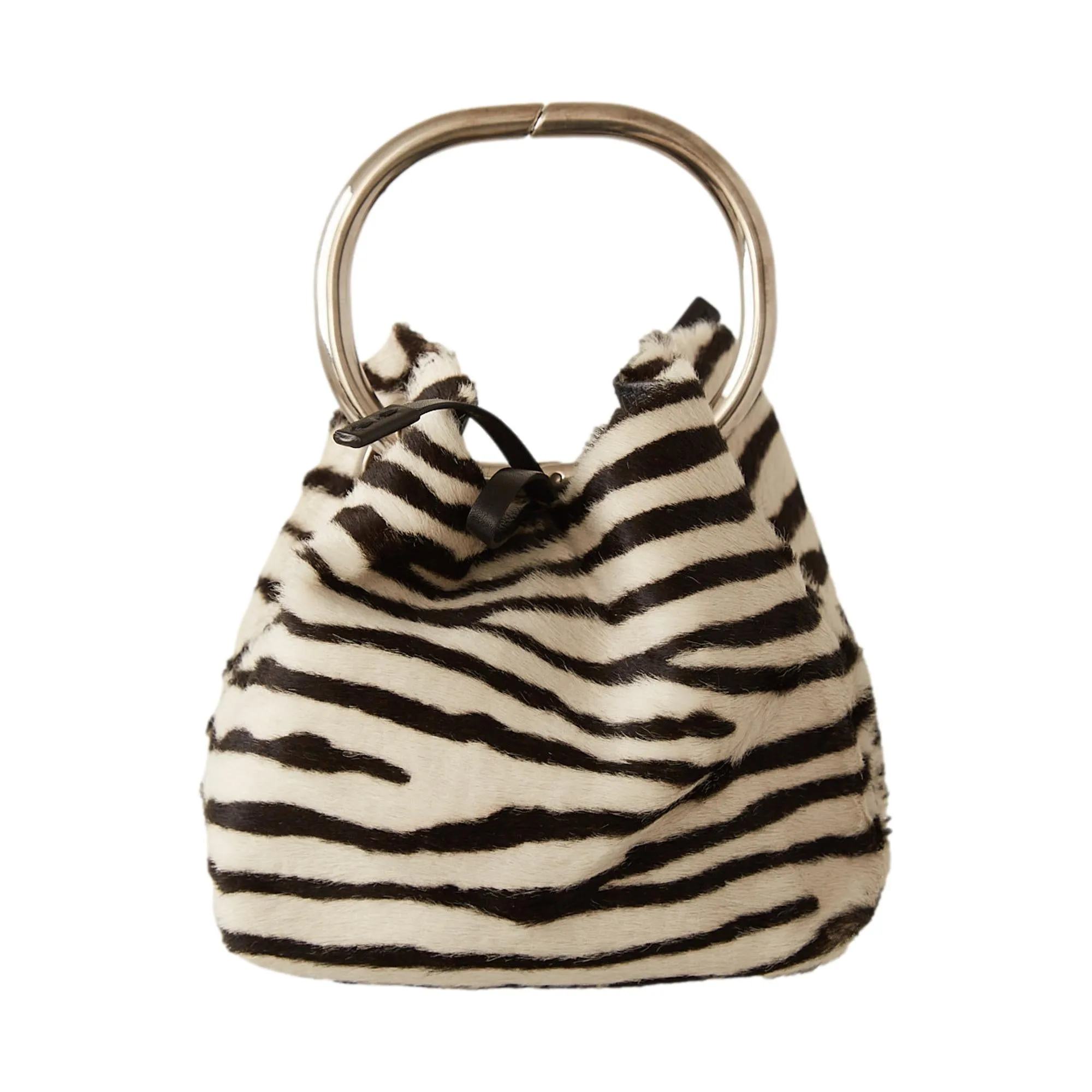 Prada Zebra Print Mini Top Handle Bag
