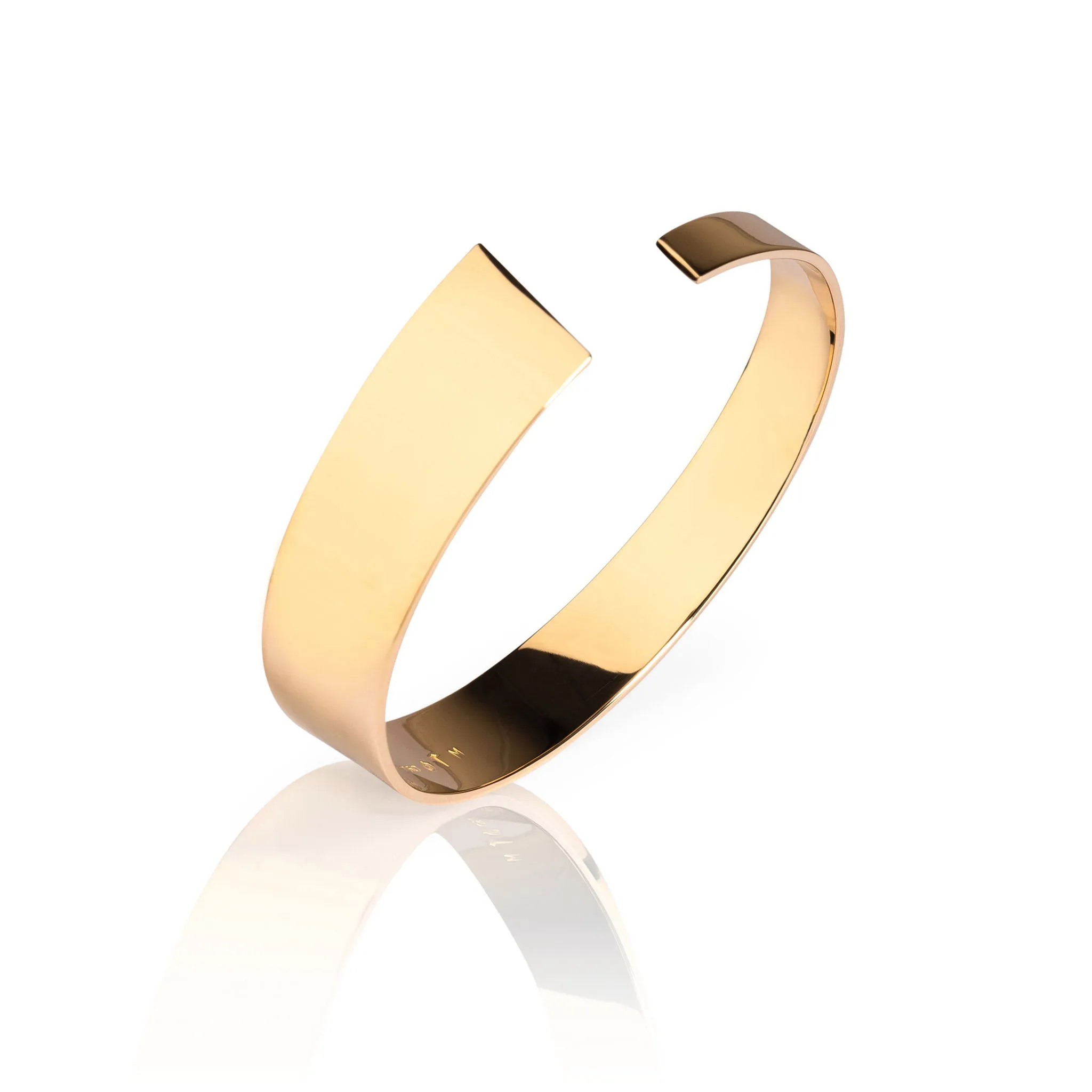 Preikestolen (Pulpit Rock) 18K Gold Bangle