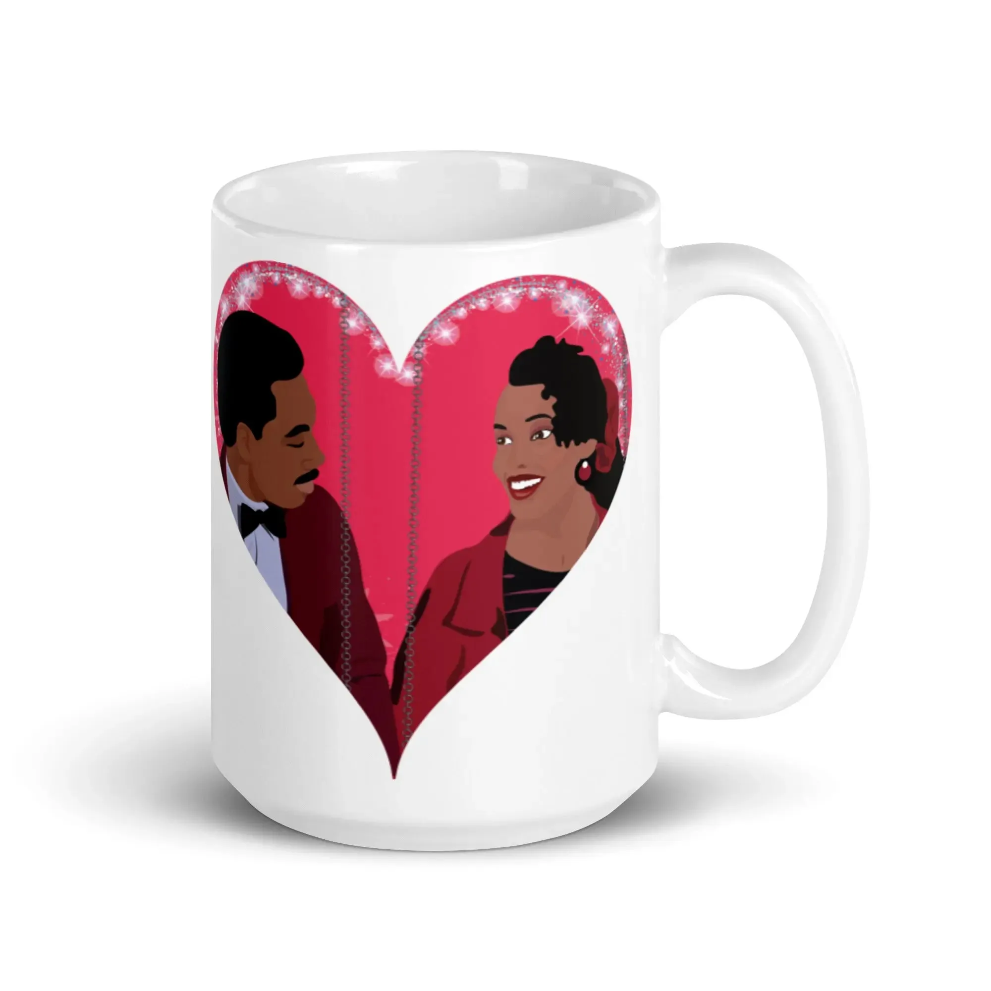 Prince Akeem & Lisa Mcdowell Glossy Mug