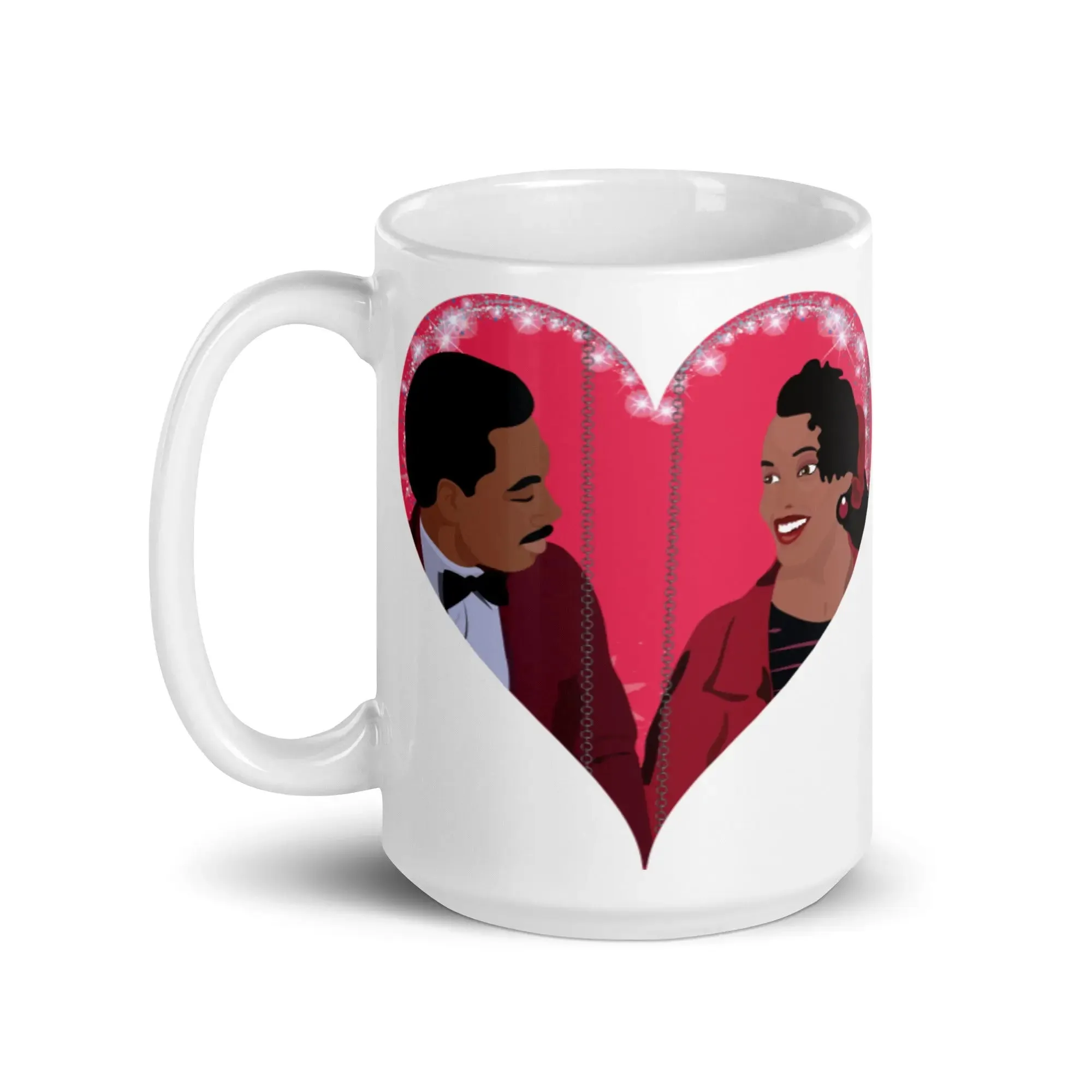 Prince Akeem & Lisa Mcdowell Glossy Mug