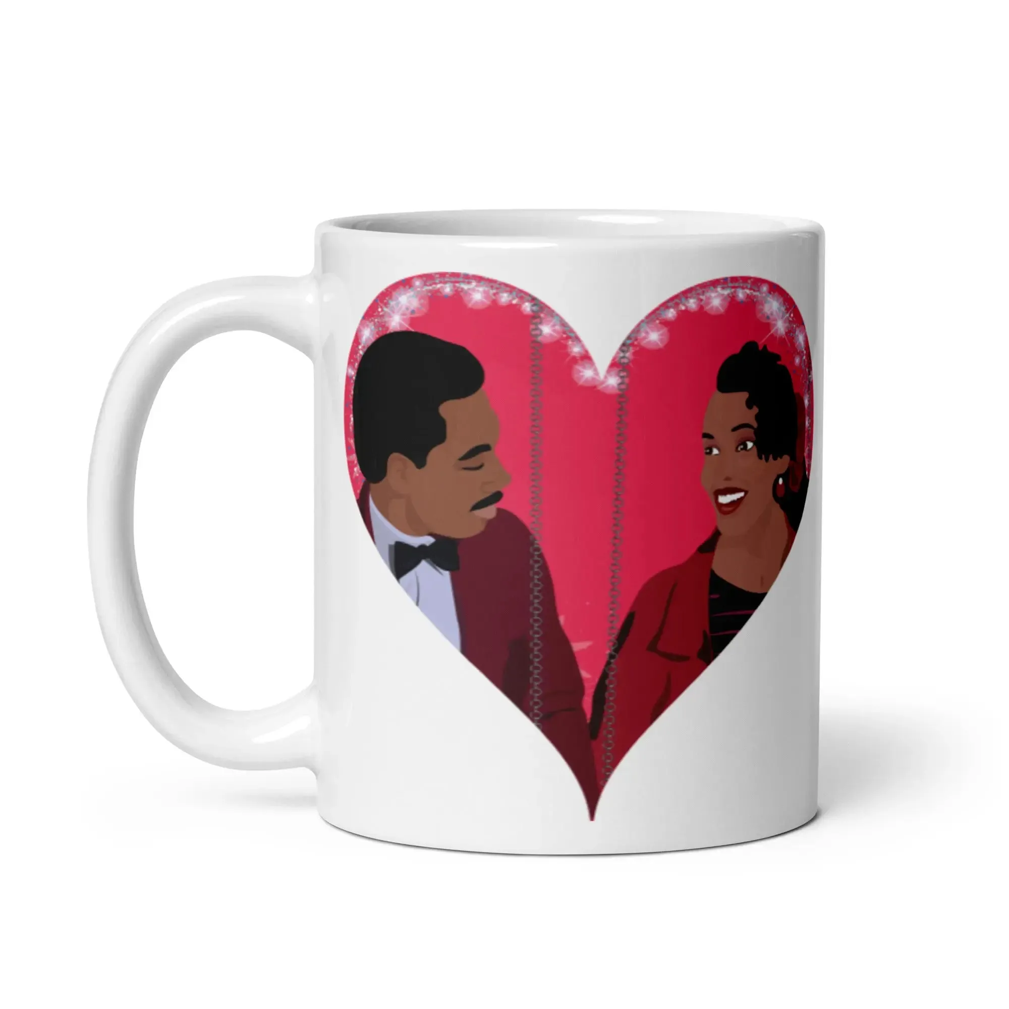 Prince Akeem & Lisa Mcdowell Glossy Mug