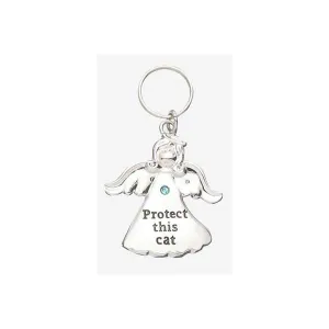 Protect Cat Angel Pet Charm