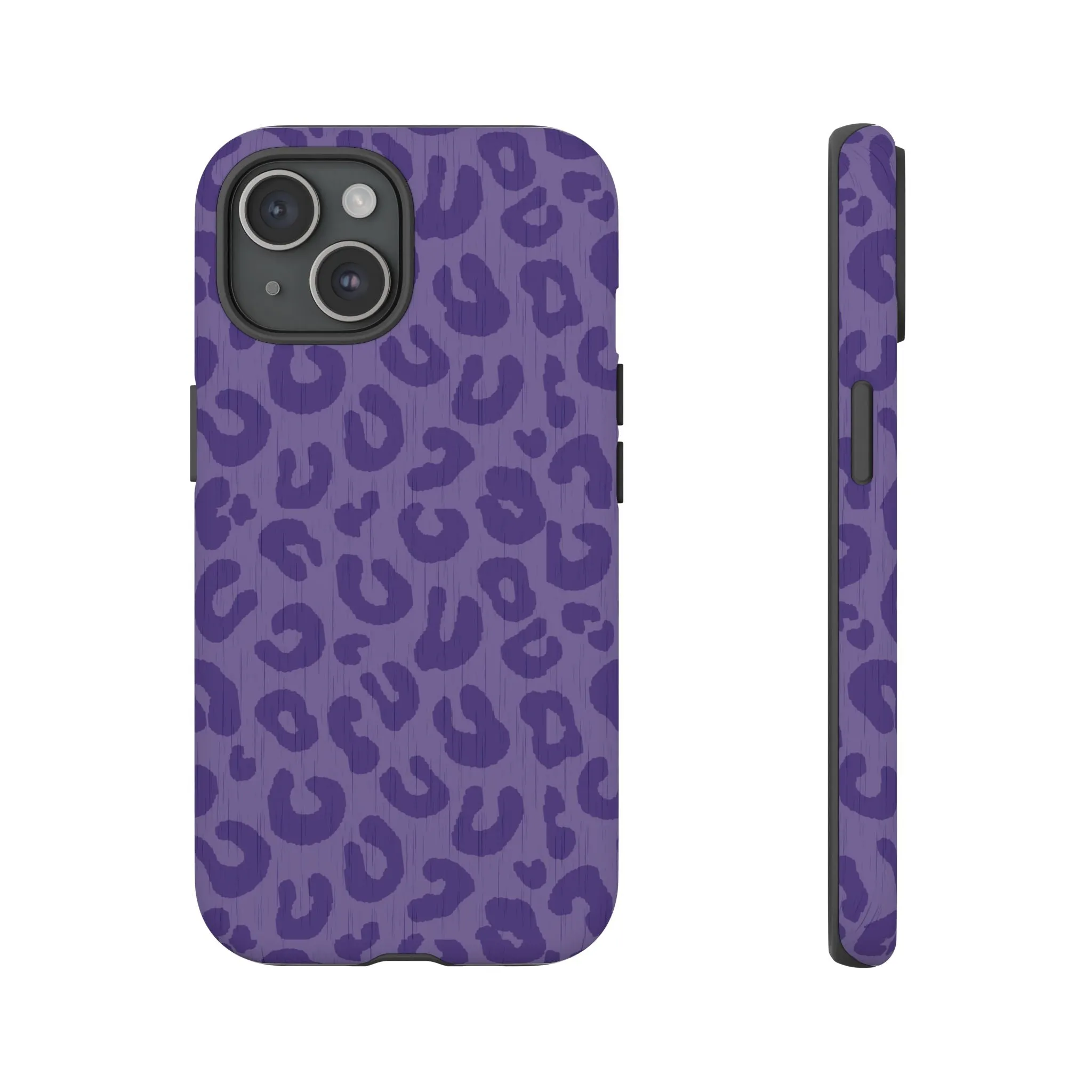 Purple Cheetah Cell Phone Tough Case - Various Styles/Sizes