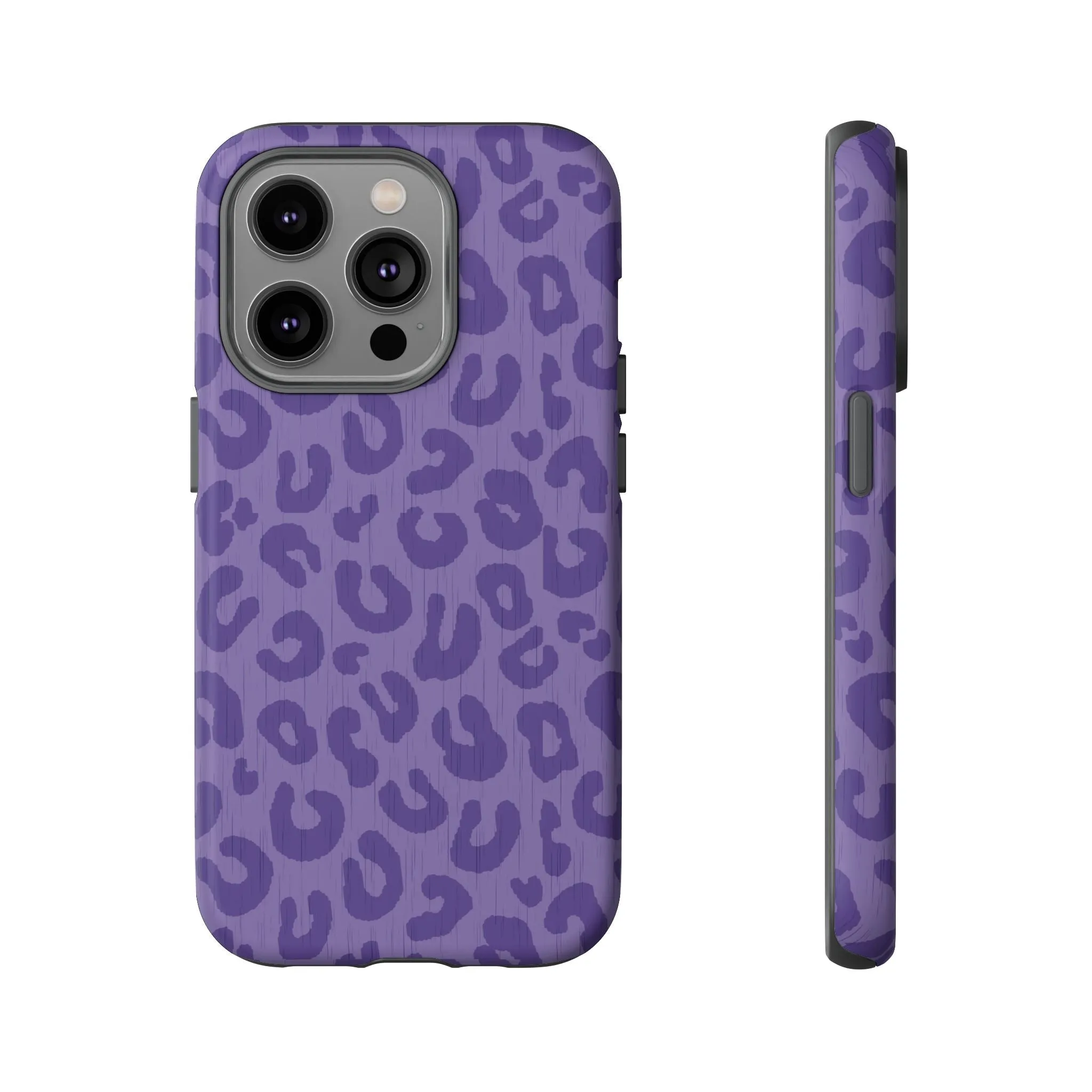 Purple Cheetah Cell Phone Tough Case - Various Styles/Sizes