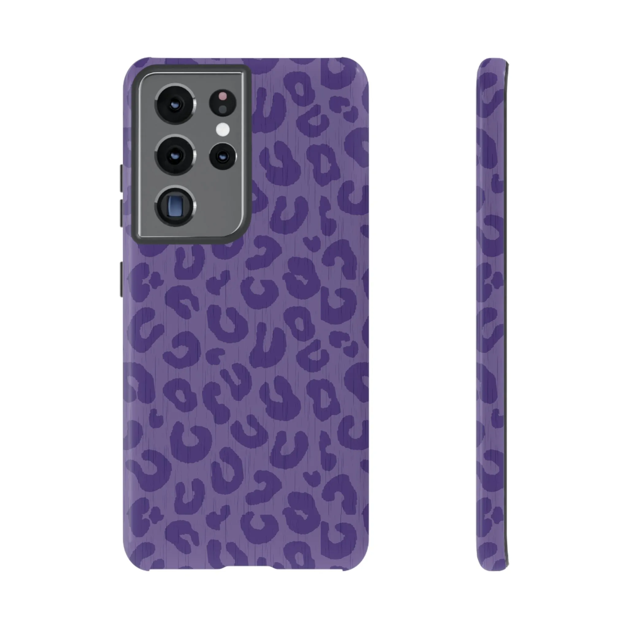 Purple Cheetah Cell Phone Tough Case - Various Styles/Sizes