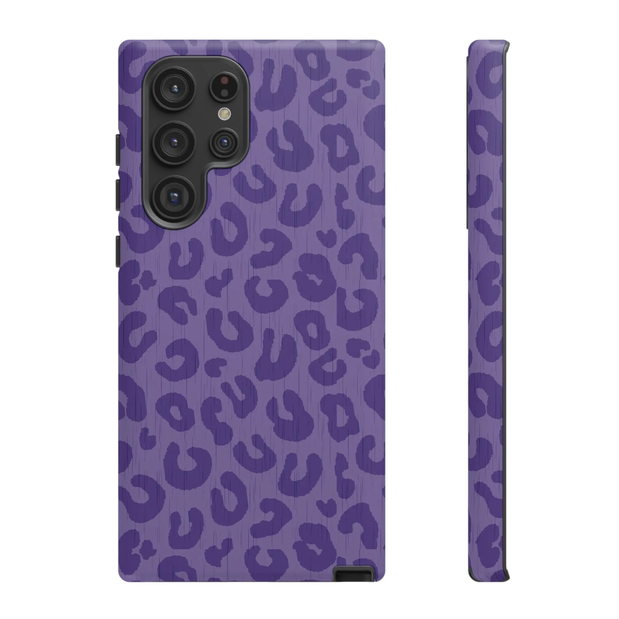 Purple Cheetah Cell Phone Tough Case - Various Styles/Sizes